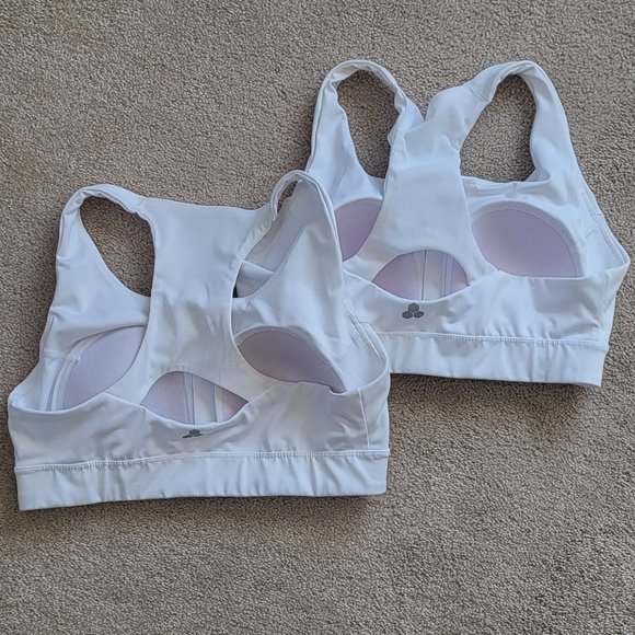 Set of 2 Tek Gear White Sports Bras - Picture 3 of 3